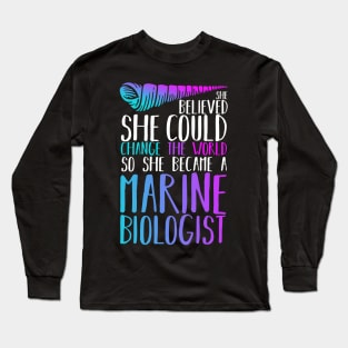 Marine Biologist Marine Biology Long Sleeve T-Shirt